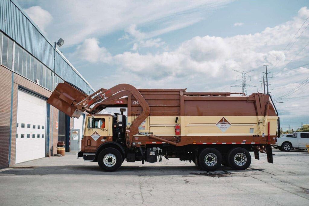Miller Waste Systems garbage truck
