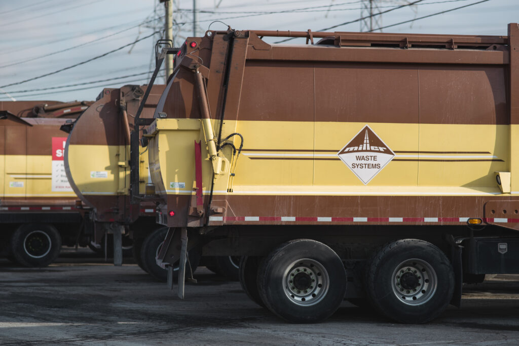 Miller Waste waste collection trucks.